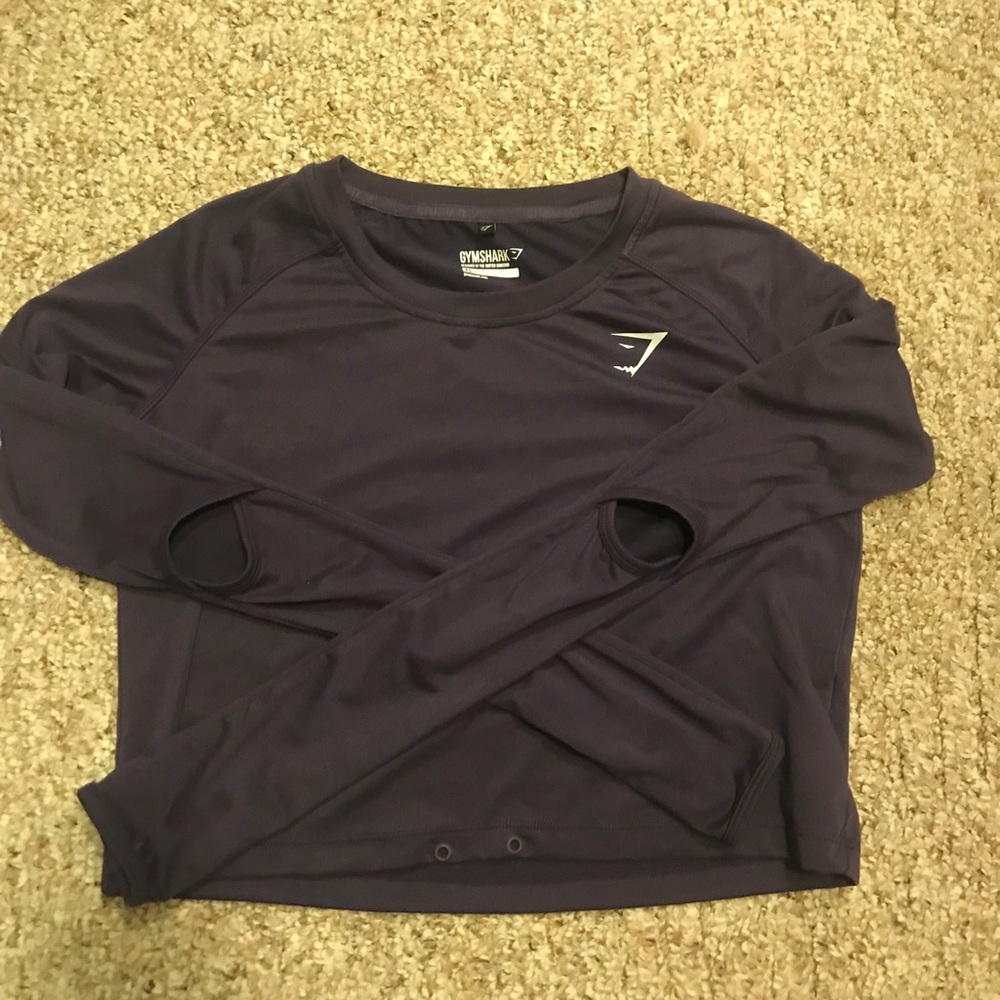 Gymshark cropped long sleeve top